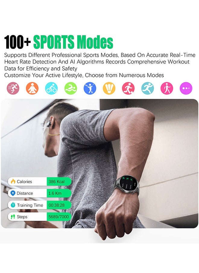 Smart Watches for Men with Bluetooth Call, 1.75
