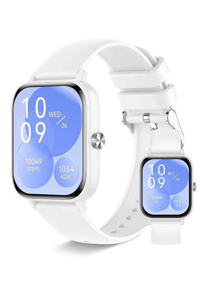 Smart Watch for Men and Women with White Case, 1.83
