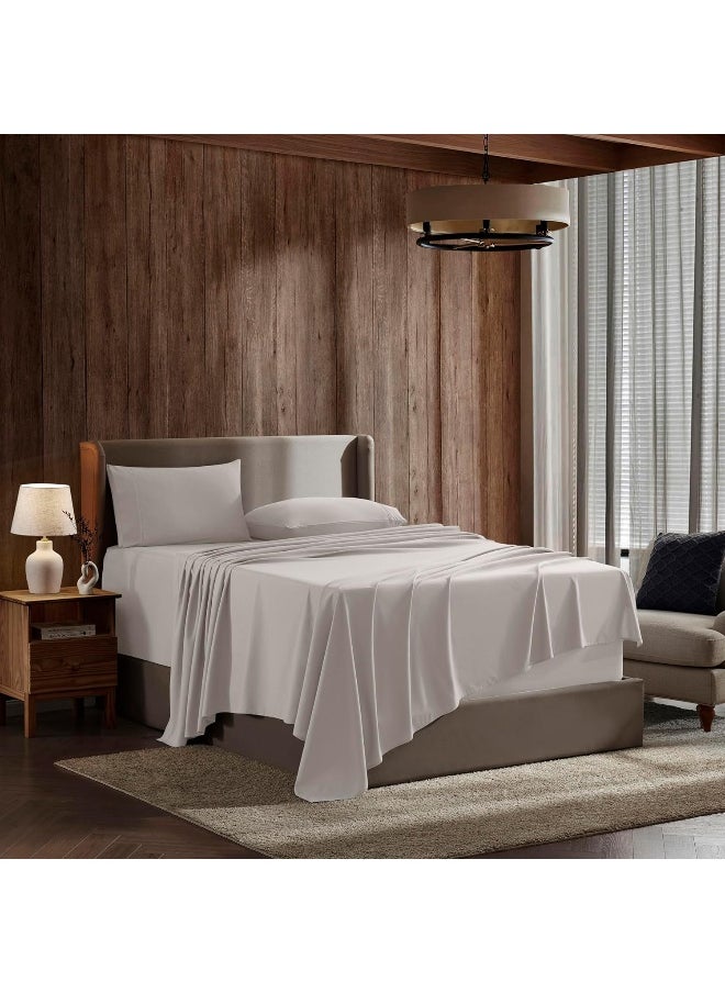 Nestl King Size Sheets Set- 4 Piece King Sheets, Deep Pocket, Hotel Luxury, Extra Soft, Breathable and Cooling, Linen King Bed Sheets
