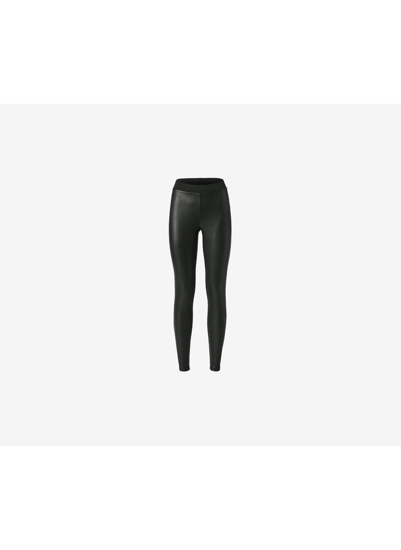 Women Regular Fit Plain Skinny Pants, Black