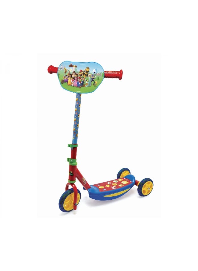 Smoby Super Mario 3-Wheeled Kick Scooter