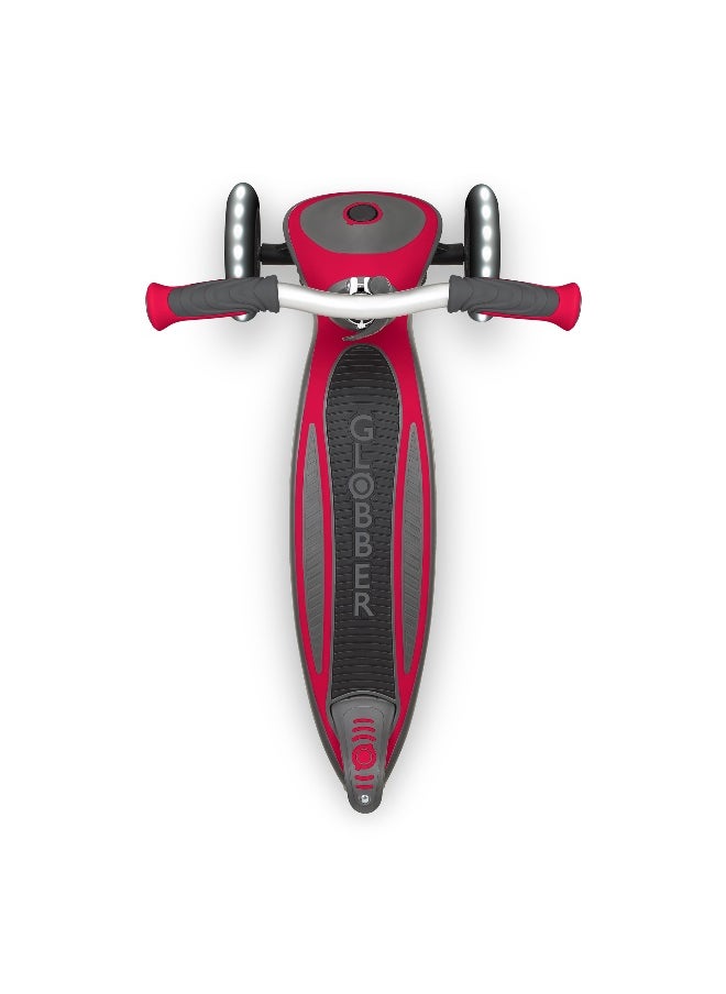 Globber Master Lights Scooter (New Red)