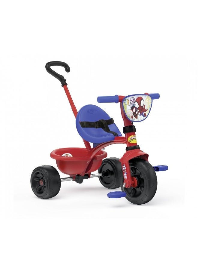 Smoby Marvel Spidey & His Amazing Friends Trike with Push Handle