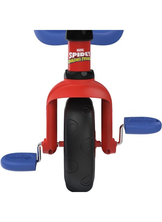 Smoby Marvel Spidey & His Amazing Friends Trike with Push Handle