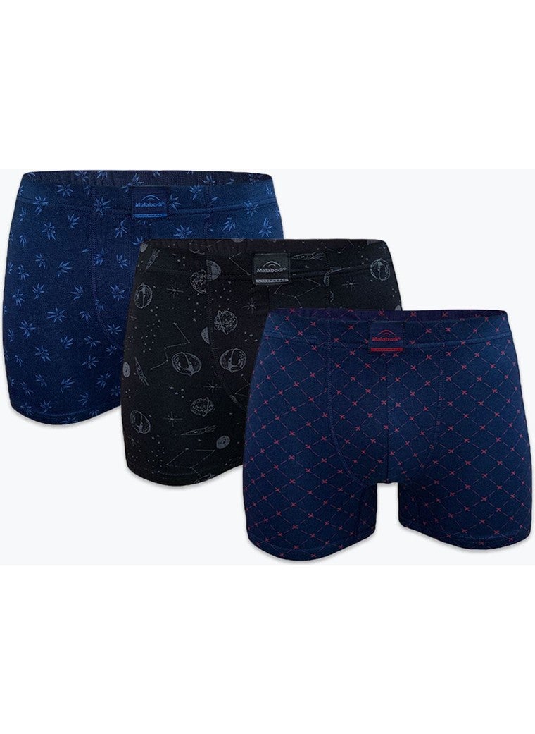 Men's Patterned 3-Pack Modal Boxer 3M251