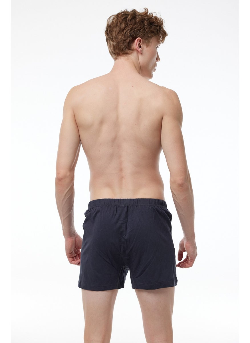 Men's Mixed Color 5 Piece Wide Pattern Large Size 100% Cotton Oversized Boxer MB2400