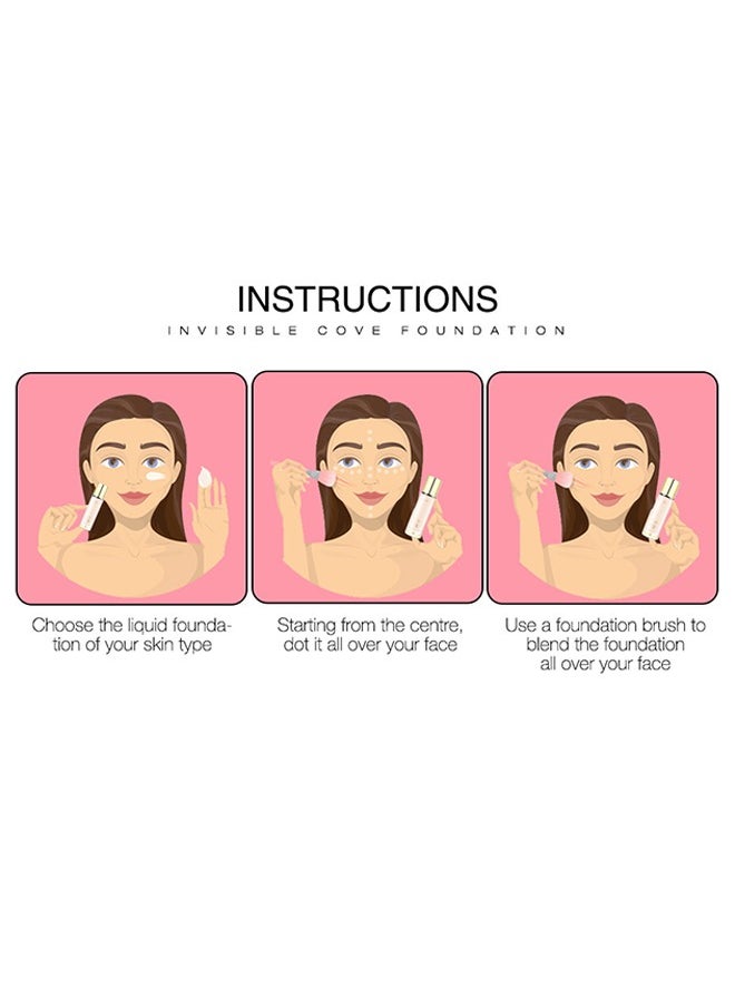 Gold Invisible Cove Foundation 06 Beige#06-30ml