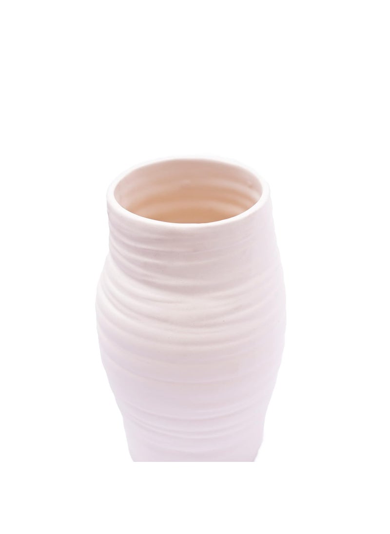 The Decor Lane Modern Decorative Vases for Home Decor | Centerpieces | Kitchen | Office or Living Room - 8.5 Inches (Round)