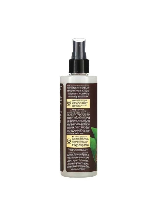 Coconut Hair Defrizzer and Heat Protector 8 fl oz 237 ml