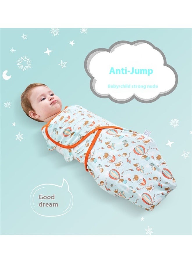 Pack Of 2 Cotton Swaddle Wrap Blanket，SwaddleMe by Original Swaddle with Easy-Change, Improves Sleep & Calms Startle Reflex, 70 * 58 (3-4 months)