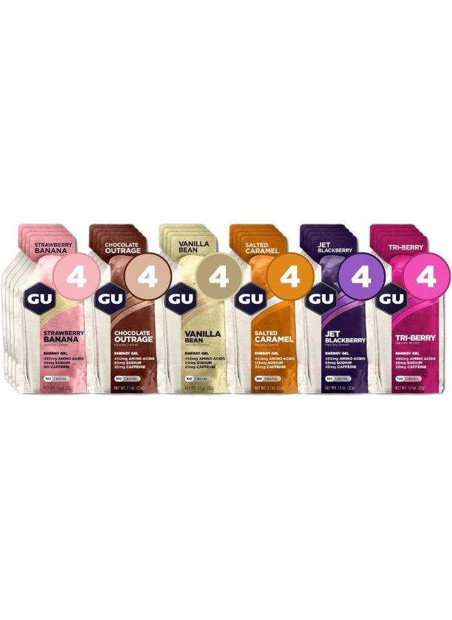Original Sports Nutrition Energy Gel, 24-Count, Assorted Flavors