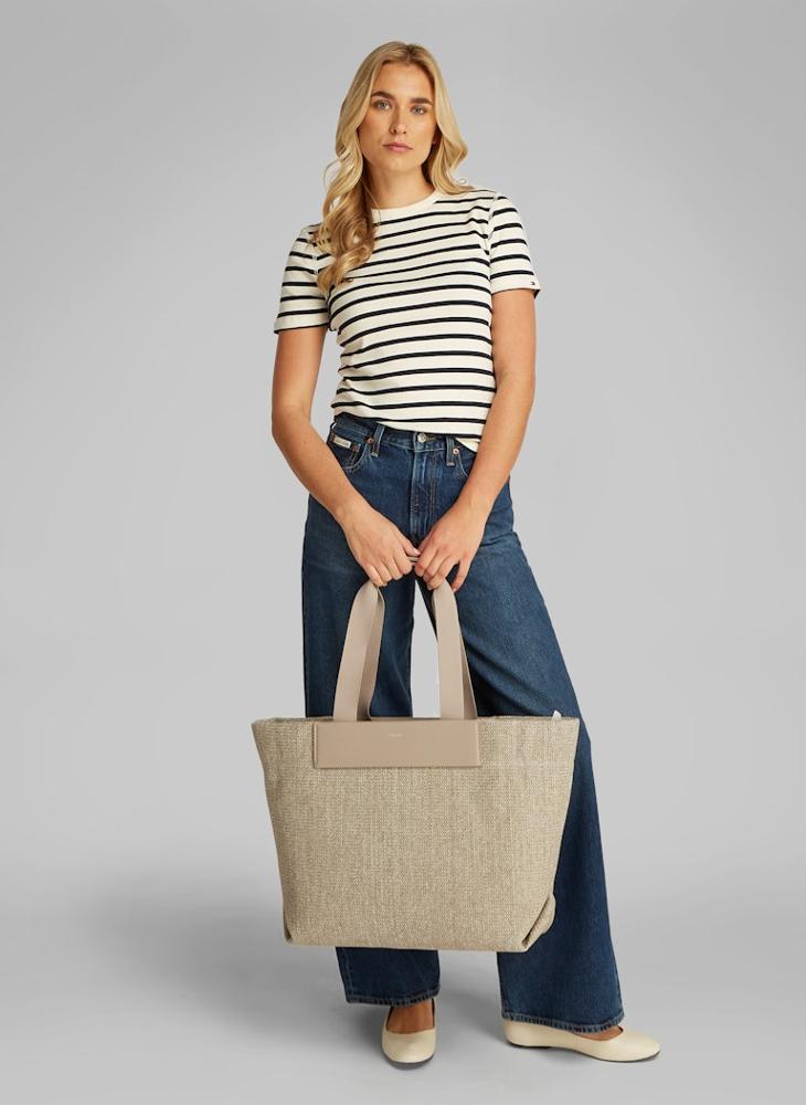 RAFFIA LARGE SHOPPER