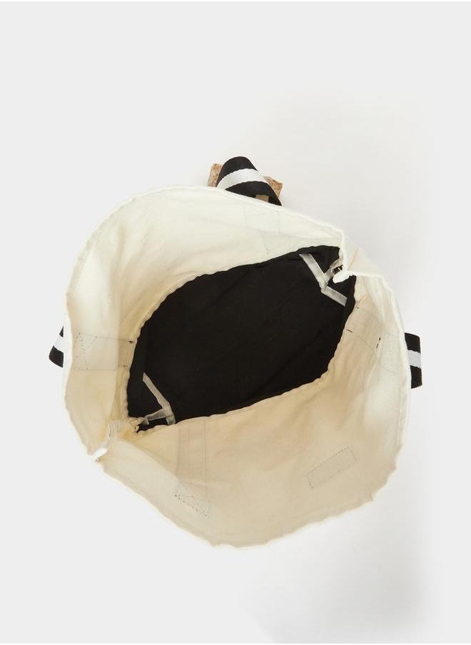 Styli Striped Strap Handbag