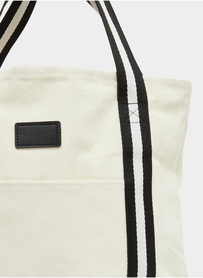 Styli Striped Strap Handbag