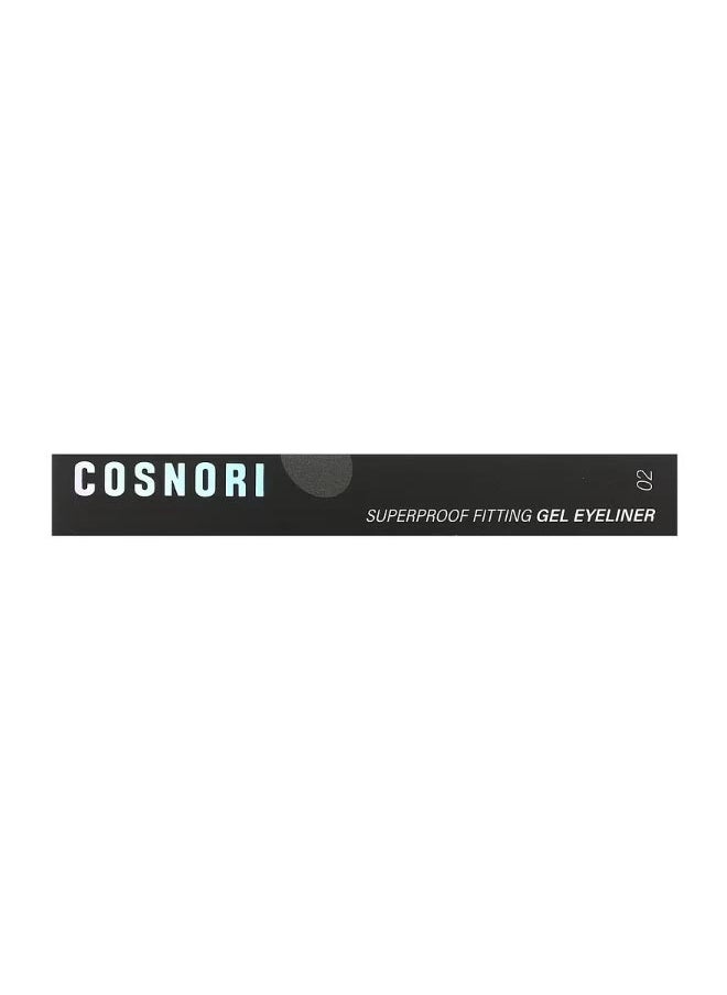 Superproof Fitting Gel Eyeliner Black Brown 0.13 g