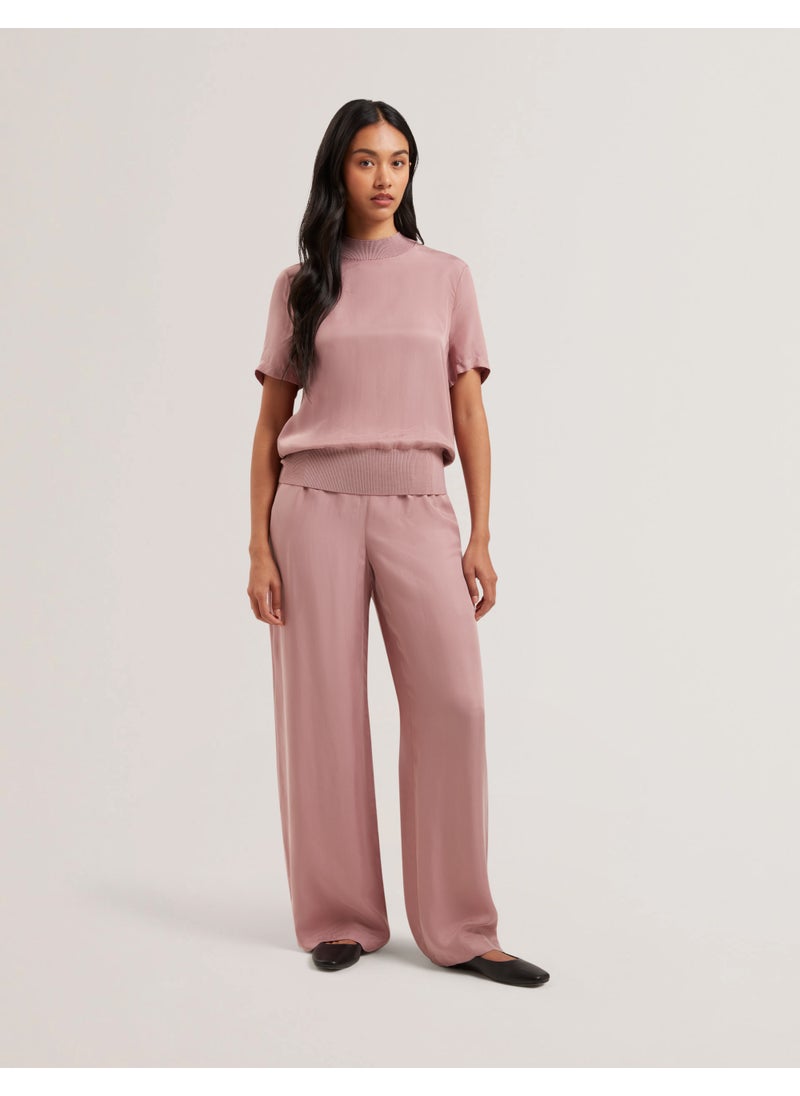 Wide Leg High Waist Pants