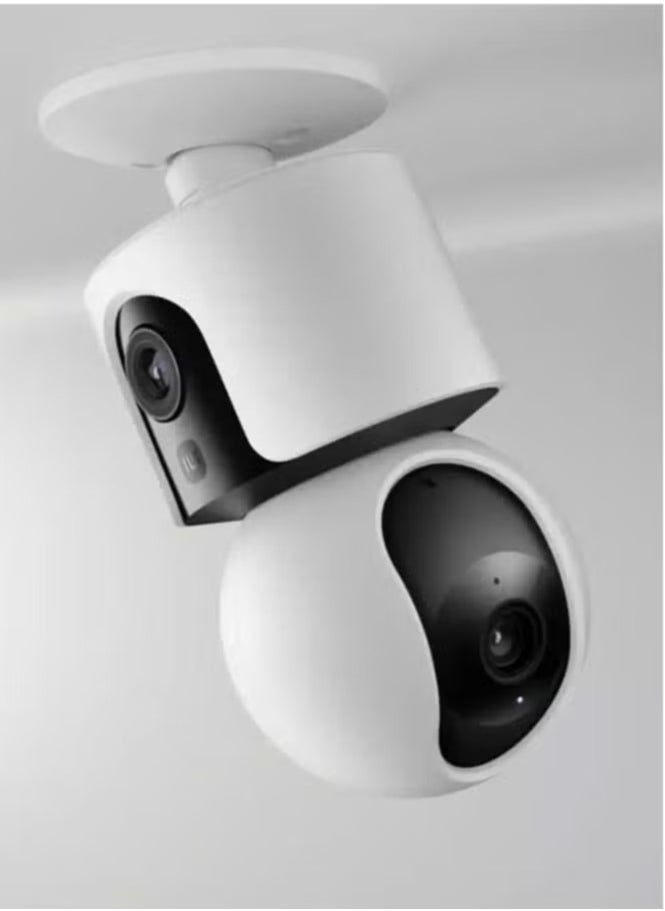 Smart Camera C300 –- Dual Advanced Dual Lens Security Camera with AI Detection, 1080P HD, Motion Detection, Night Vision, and Two-Way Audio