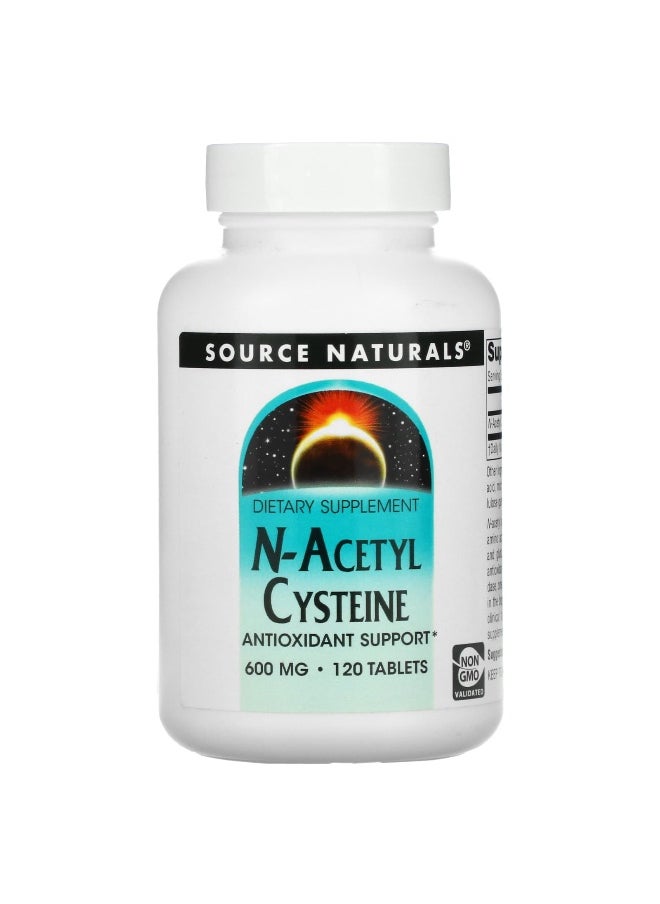 Source Naturals, N-Acetyl Cysteine, 600 mg, 120 Tablets