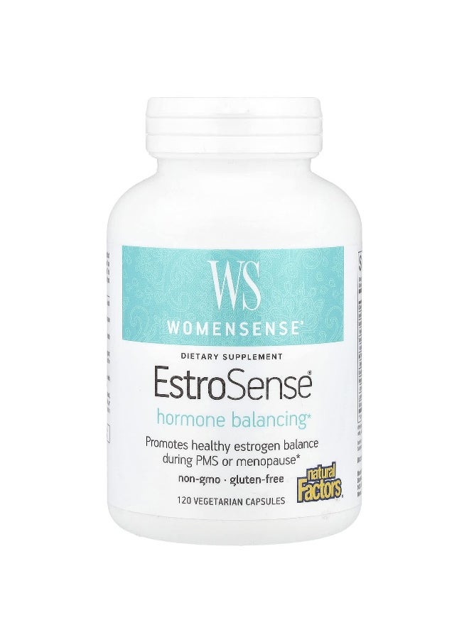 Natural Factors, WomenSense®, EstroSense®, 120 Vegetarian Capsules