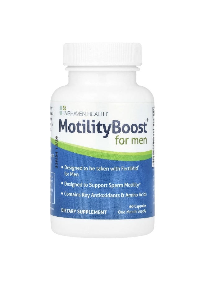 Fairhaven Health, MotilityBoost® for Men, 60 Capsules