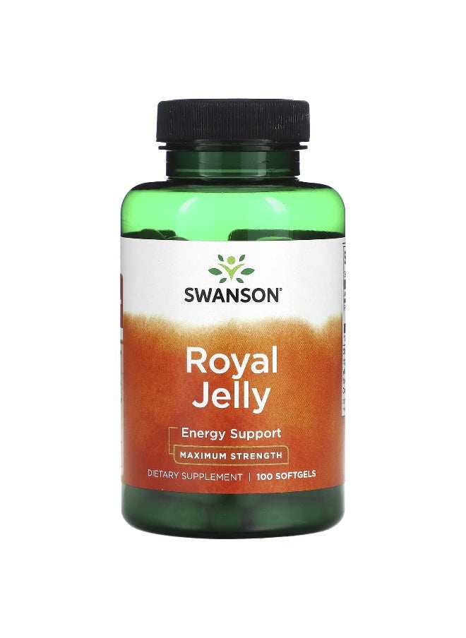 Swanson, Royal Jelly, Maximum Strength, 133.33 mg, 100 Softgels