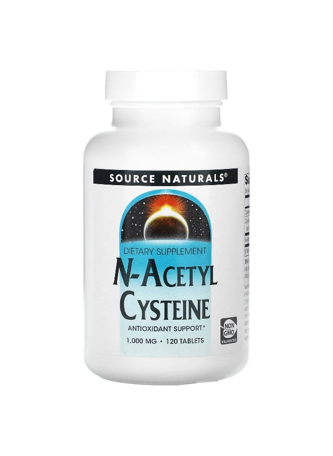 Source Naturals, N-Acetyl Cysteine, 1,000 mg, 120 Tablets