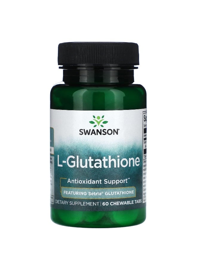 Swanson, L-Glutathione, 50 mg, 60 Chewable Tabs