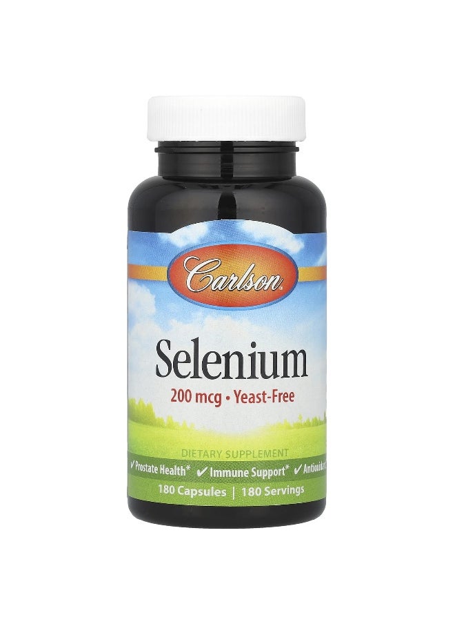 Carlson, Selenium, 180 Capsules