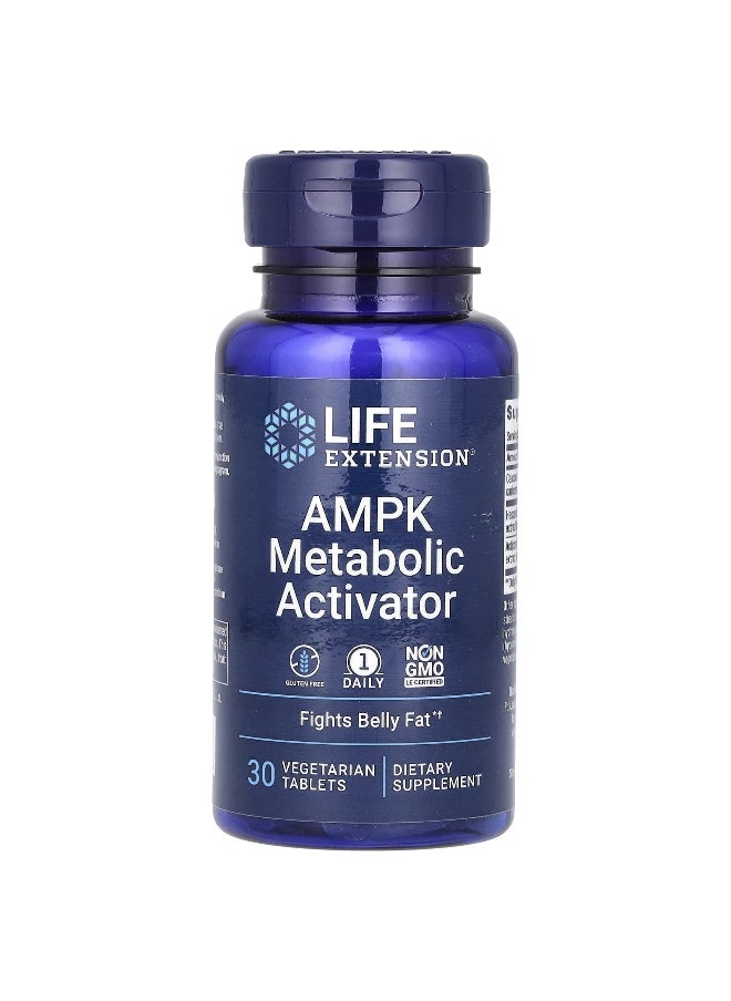 Life Extension, AMPK Metabolic Activator, 30 Vegetarian Tablets