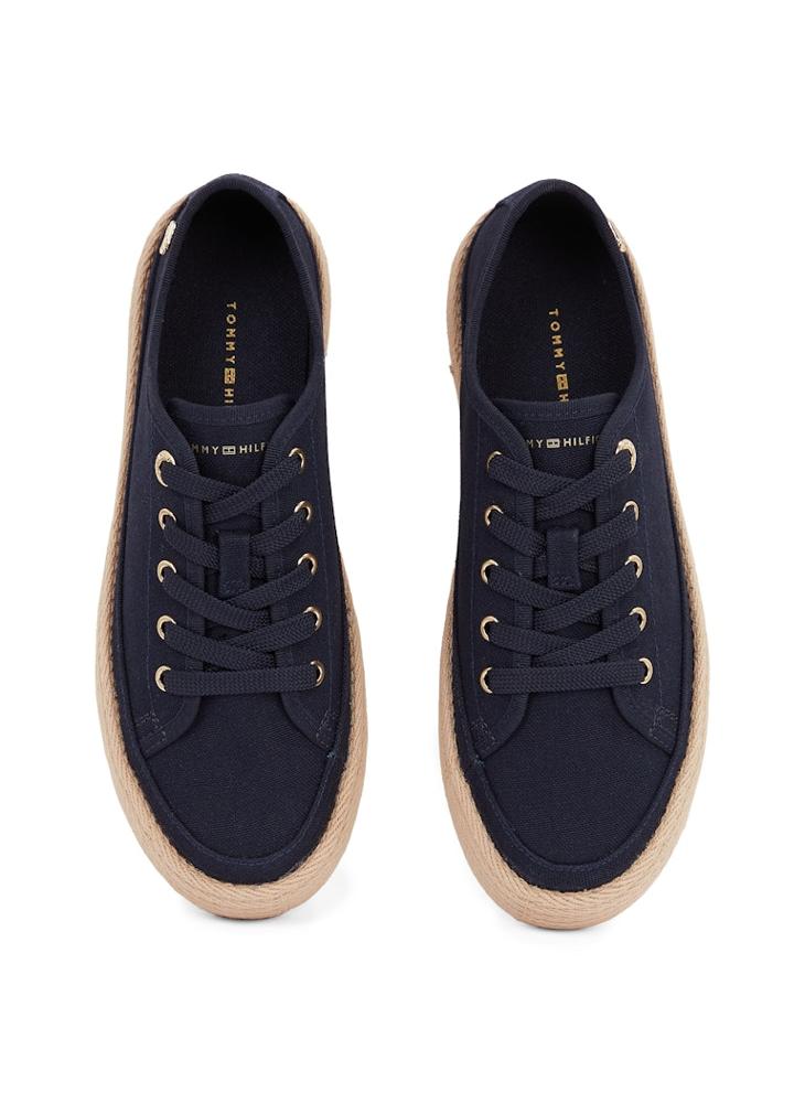 VULCANISED ESPADRILLE TRAINERS