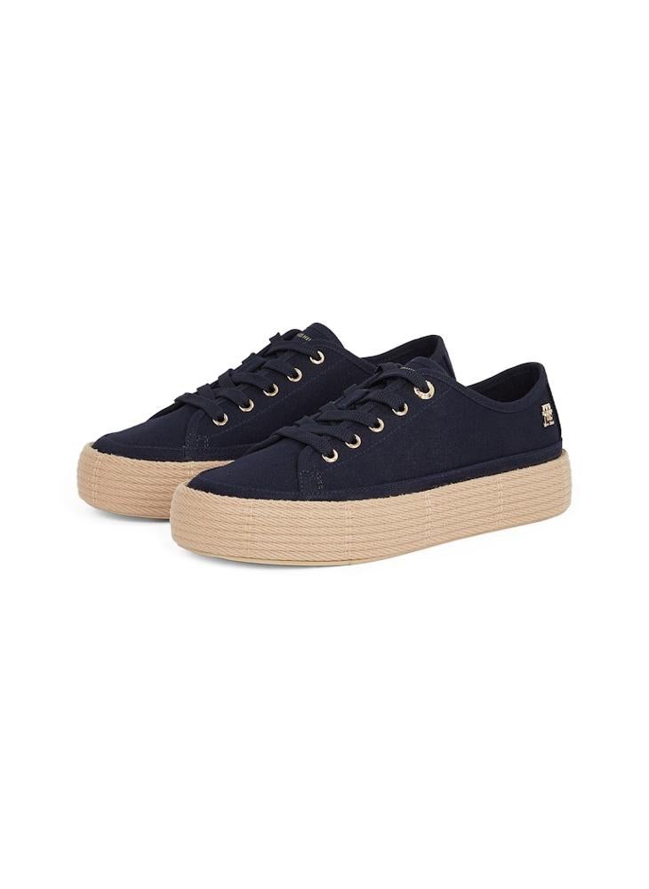 VULCANISED ESPADRILLE TRAINERS
