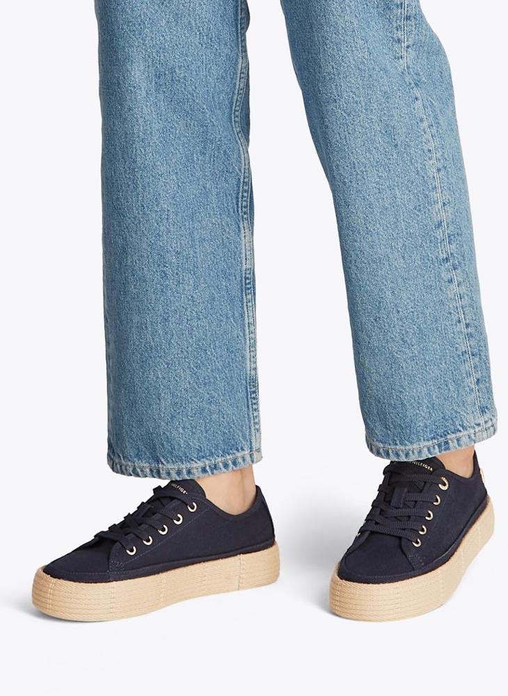VULCANISED ESPADRILLE TRAINERS