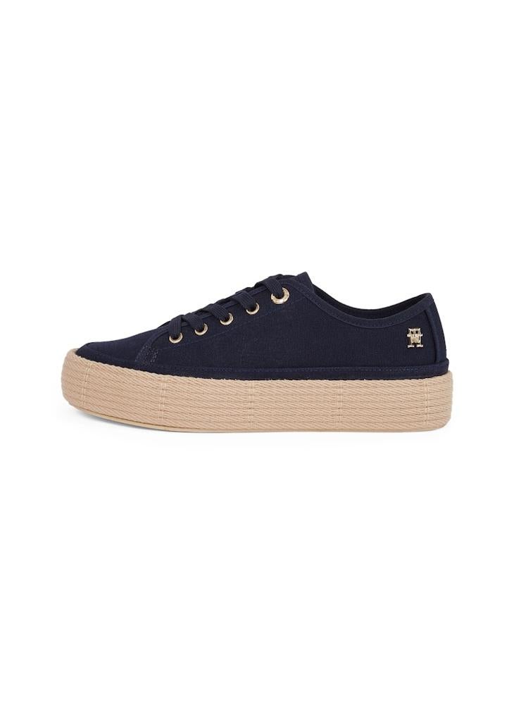 VULCANISED ESPADRILLE TRAINERS
