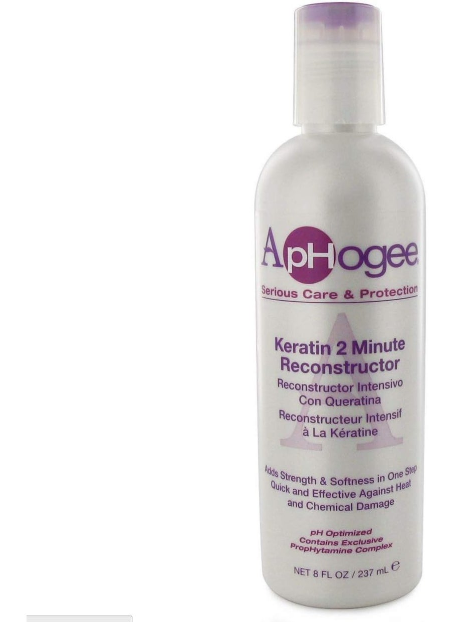 Aphogee Keratin 2 Minute Reconstructor 8 oz Pack of 6