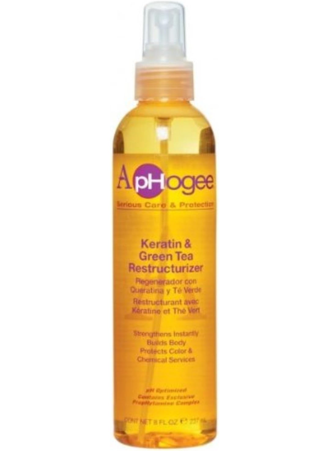 Aphogee Keratin  Green Tea Restructurizer 8 oz Pack of 4