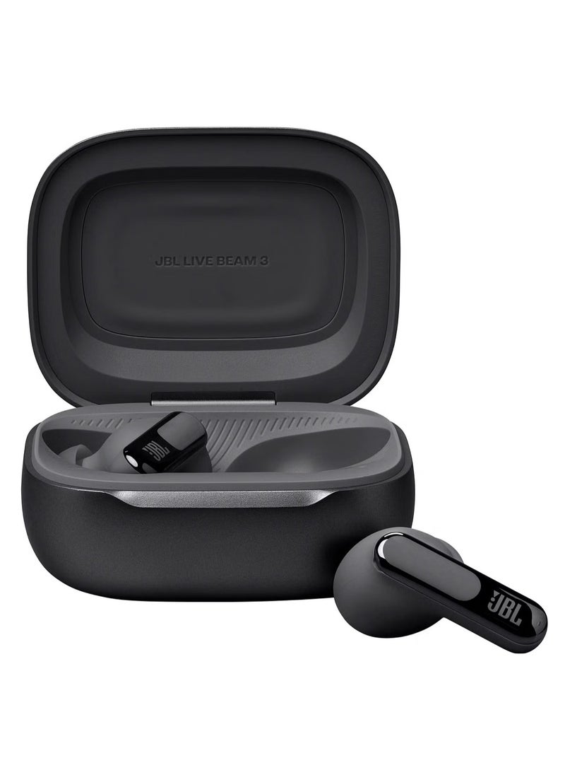 Live Beam 3 True Wireless Noise Cancelling Earphone JBLLIVEBEAM3BLKAM Black