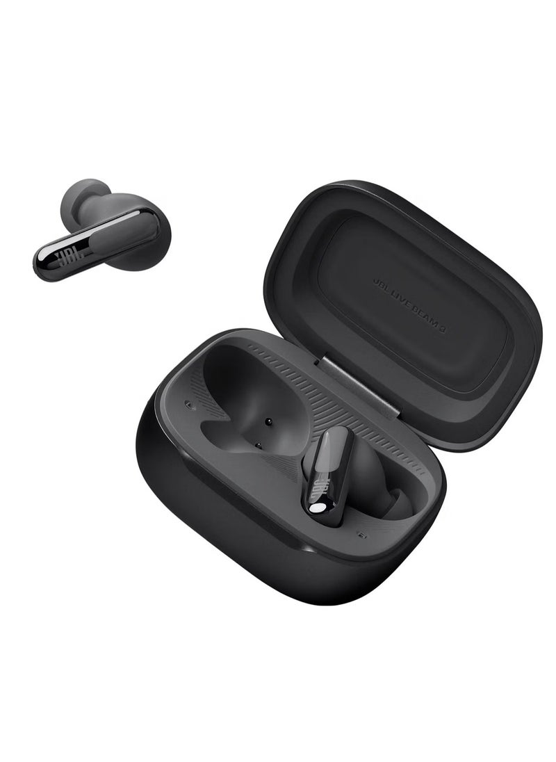 Live Beam 3 True Wireless Noise Cancelling Earphone JBLLIVEBEAM3BLKAM Black
