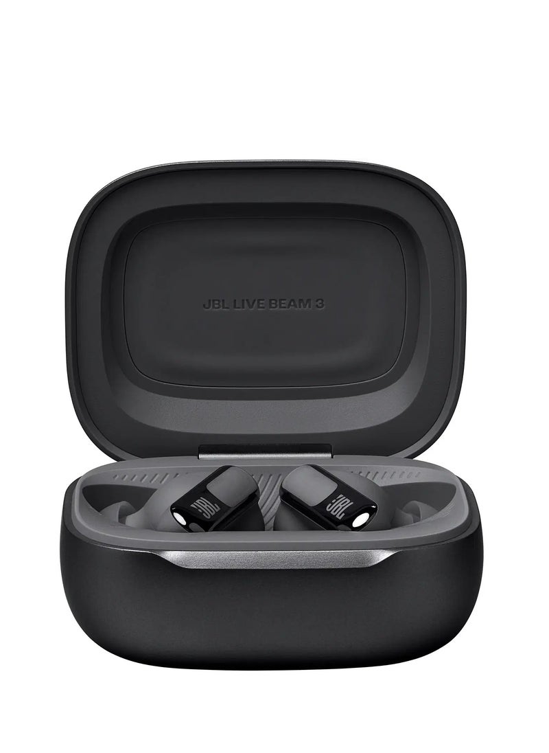Live Beam 3 True Wireless Noise Cancelling Earphone JBLLIVEBEAM3BLKAM Black