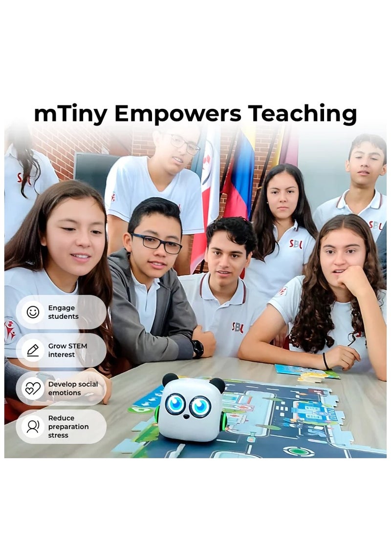 Makeblock mTiny Discover Kit – Screen-Free STEM Coding Robot for Kids 4+, Rechargeable Remote Control Educational Toy, Great for Classrooms & Gifts