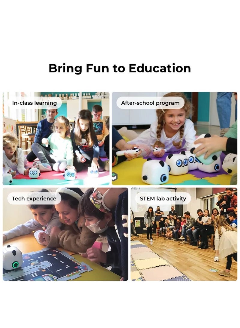 Makeblock mTiny Discover Kit – Screen-Free STEM Coding Robot for Kids 4+, Rechargeable Remote Control Educational Toy, Great for Classrooms & Gifts