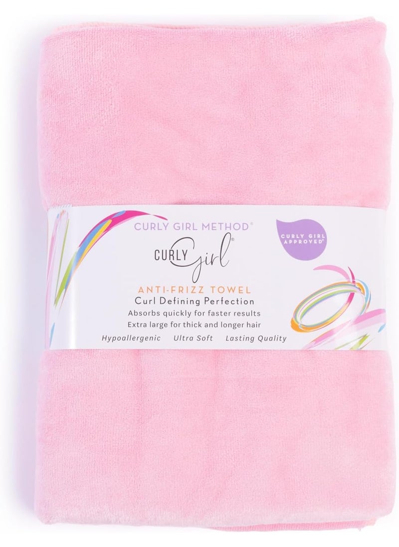 Curly Girl Towel for Women with Curls AntiFrizz Absorbent Fast Drying Curly Hair Microfiber Hair Drying Towel for Curls