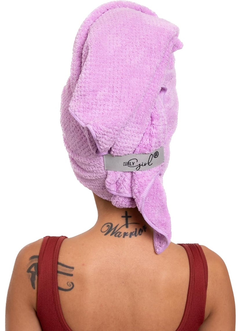 Curly Girl Curly Hair Microfiber Hair Towel Waffle Hair Towel Anti Frizz Fast Drying Curly Hair Plopping Towel 41 x 32