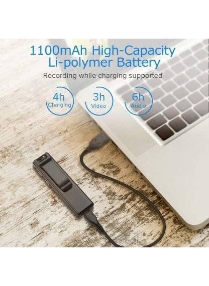 MAYUMI Portable Body Camera Audio Video Recorder - Camera Motion Activated - Nanny Small Cam - Pocket Hidden Camera 32GB Card Without WiFi