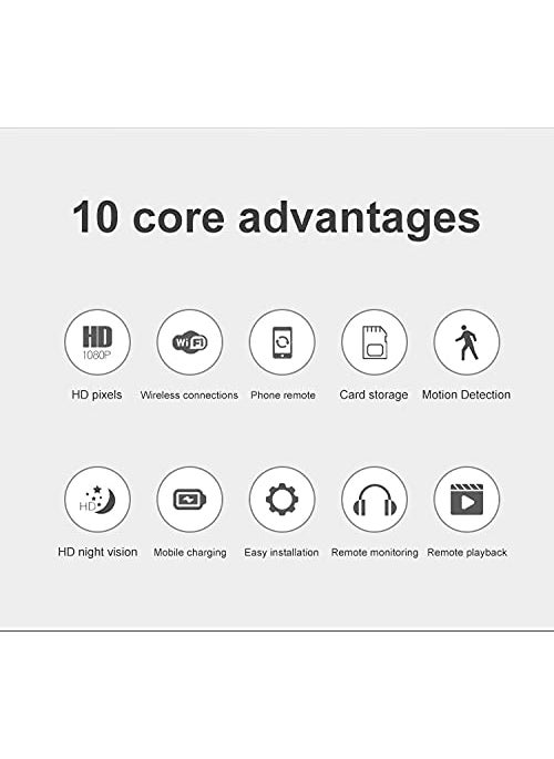 AUSHA® 4K CC Camera with Night Vision, Smart Motion Detection, WiFi Mobile Connectivity,Two Way Audio