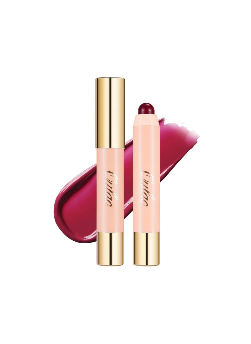 Oulac Blush Stick  Lipstick and Blush Duo Tinted Lip Balm Moisturizing and Nourishing Glossy Finish Apply to Face and Lips JUICY04