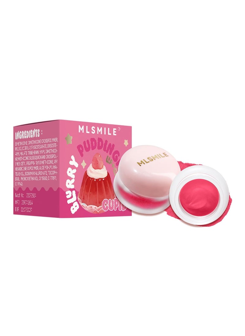 Lip and Cheek Blurring Pudding Pot Blurry Pudding Pot Buildable and Lightweight MultiPurpose Blurring and Mousselike Pudding Pots for Lips and CheekCupid