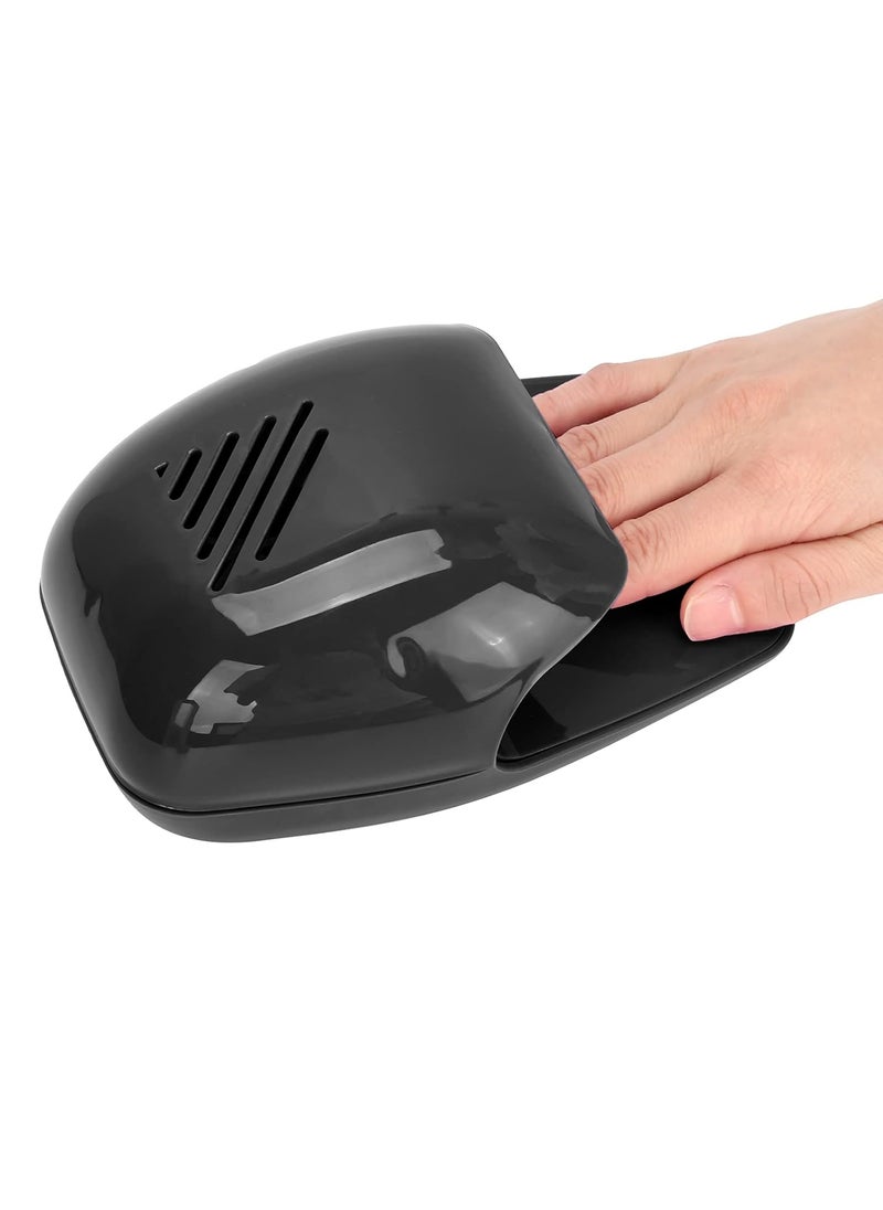 Nail Fan Dryer Cooling Fan Gel Dryer for Regular Nail Polish Quick Dry Nail Dryer Blower for Fingernail Toenail Black