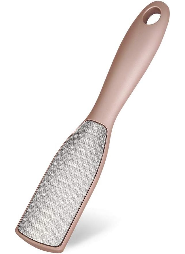 BEZOX Foot File Callus Remover Double Sided Foot Scrubber for Dead Skin Stainless Steel Pedicure File for Cracked Heel WCloth Storage Bag  Gift Box