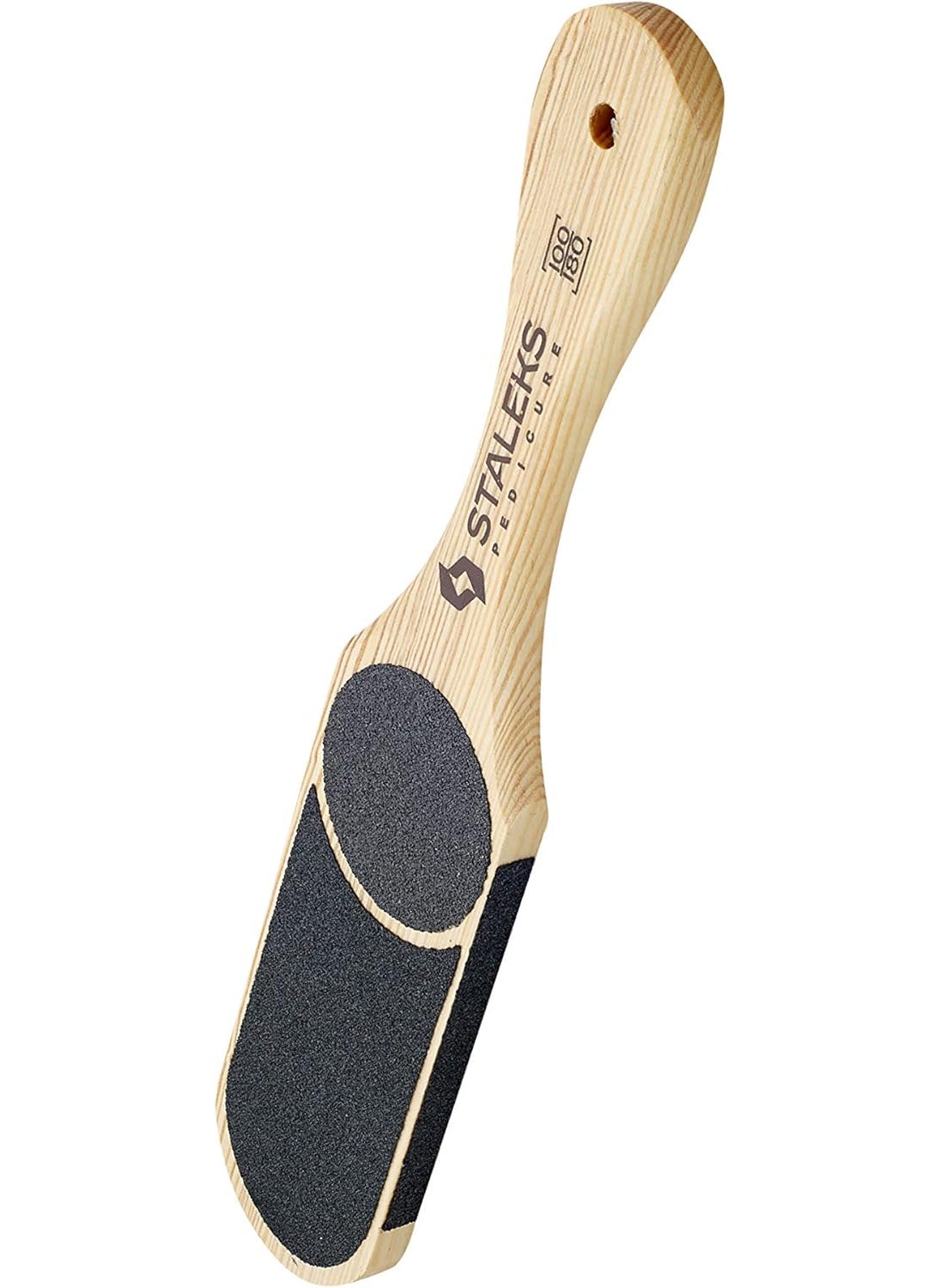 Multi Grit Wooden Pedicure Foot File ThreeSided Abrasive 6080100120 Grit STALEKS BeautyCare ABC 103