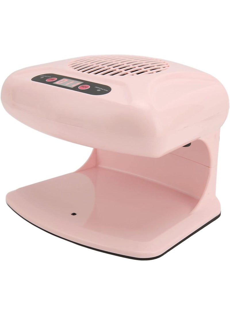 ZJchao Air Nail Dryer 300W 2 in 1 Automatic Induction Cold Hot Air Nail Polish Drying Fan Wind Blower Dryer for Regular Nail Polish Home and Salon Use